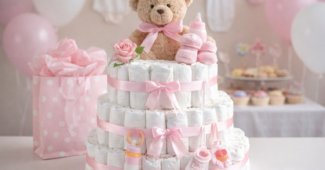 Torta di pannolini: un regalo da non improvvisare